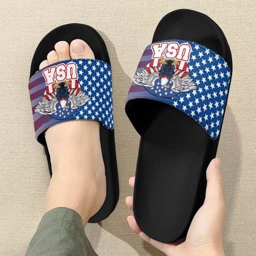 Image of Open Toe Slippers for Women Rubber Slides Womens Sandal Slippers