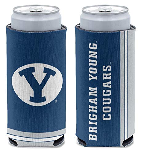 WinCraft NCAA Brigham Young University Cougars BYU (1-Pack) 12 oz. 2-Sided Can Cooler - Slim