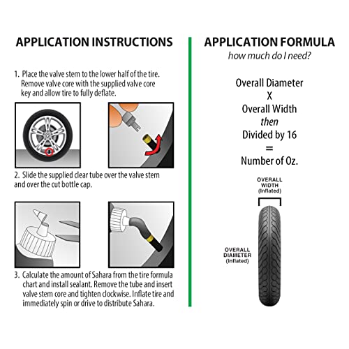 Sahara Moto Tire Sealant and Balancer