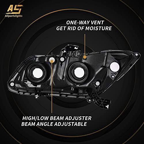 AS Headlight Assembly Compatible with 2012 2013 2014 2015 Honda Civic 4Dr Sedan/ 2012 2013 Honda Civic 2Dr Coupe Chrome Housing Passenger and Driver Side OEM# 33150-TR0-A01/33100-TR0-A01 by AS - Image 5