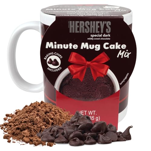 Hershey's Special Dark Mug Cake, Chocolate Christmas Dessert Kit, Stocking Stuffer Gift, Supplies and Instructions Included, 3 Ounces