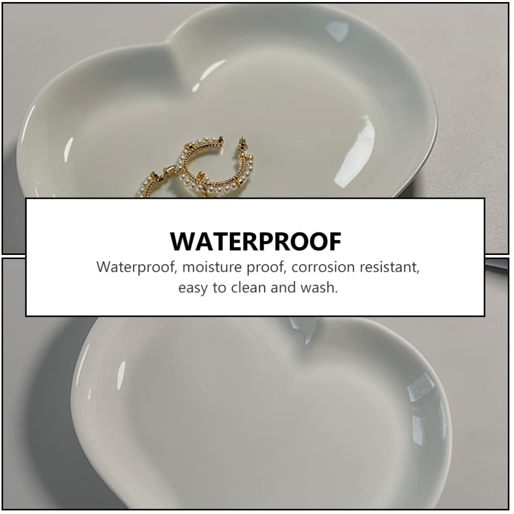 Podzielone talerze obiadowe, talerz kontrolujący dietę, w kształcie serca: do serwowania sałatek serca, deser, taca wystawowa na owoce