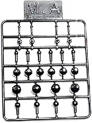 ANSAI Custom Ball Joint for MG RG HG Scale Model,Resin Cast Kit, Action Figures 6-7" Ball Joint Parts Detail Movable Action (SBJ002)