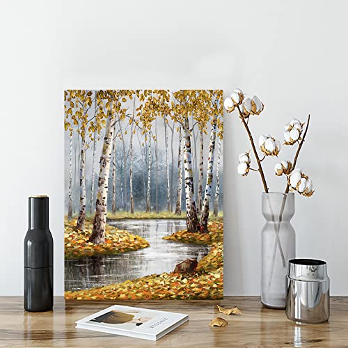 Hkdgoka Wall Art For Bedroom - Rustic Forest Landscape Pictures Canvas Wall Decor thumb #1