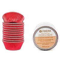 Algopix Similar Product 8 - Gifbera Standard Red Foil Cupcake