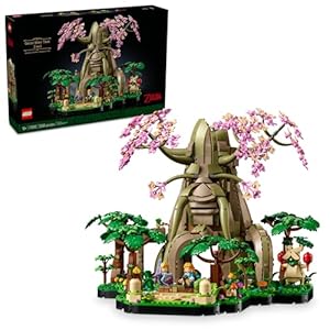 LEGO The Legend of Zelda Great Deku Tree 2in1 – Model Building Set for Adults, Ages 18+ – Collectible Zelda Kit for Home Decor, Office or Bedroom – Gift Idea for Fans of Video Game – 77092