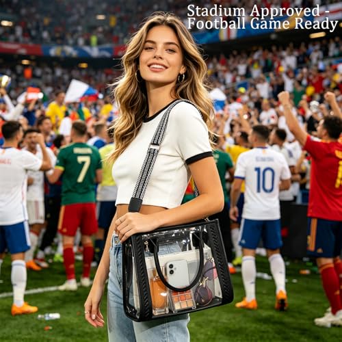 Bolso Tote Transparente Aprobado para Estadio FAIME miniatura 2