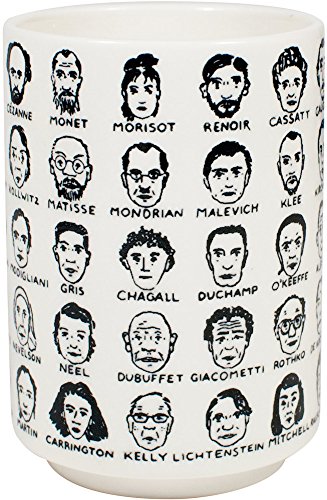 Taza de porcelana con arte moderno y 65 artistas miniatura 6