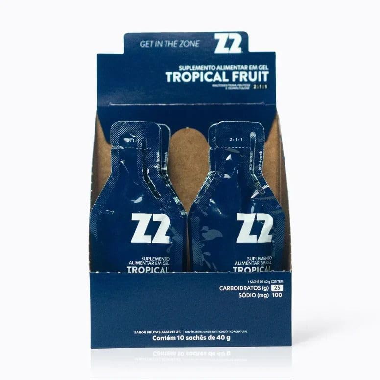 Energy Gel Z2 (Display 10 sachês 40g) – Tropical Fruit | Amazon.com.br