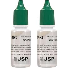 Waytest 14K Gold Testing Solution Purity Determiner Jewelry Scrap Precious Metal 2 Bottles