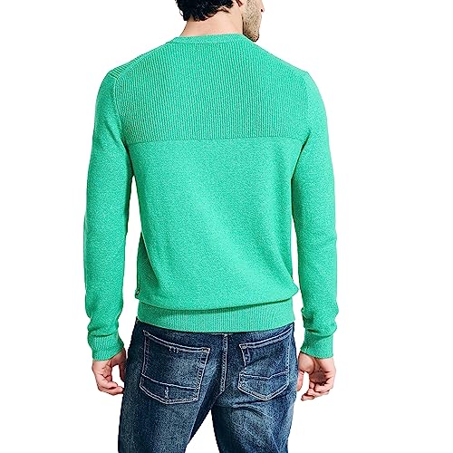 Nautica Men's Sustainably Crafted Textured Crewneck Sweater2