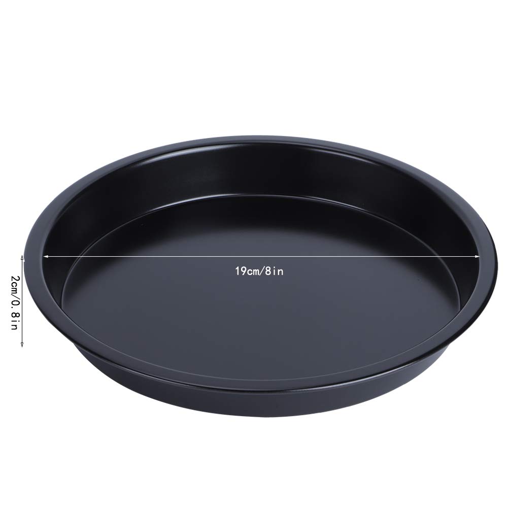 Plateau à Pizza En Acier Carbone Antiadhésif – Diamètre 8 Pouces (env. 20 Cm), Pour Four Et Cuisson