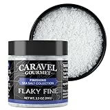 Sea Salt Flakes, Gourmet Flaky Finishing Salt, 3.5 oz Jar - Caravel Gourmet