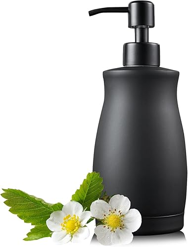 Dispensador de jabón negro para encimera de acero inoxidable 304, resistente a la corrosión, a prueba de fugas, bomba desinfectante de manos líquido