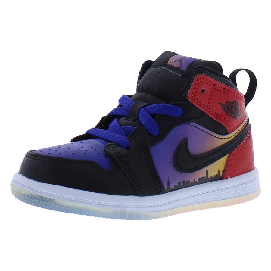 Image of Nike Boys' Air Jordan 1 Mid GS Sneakers