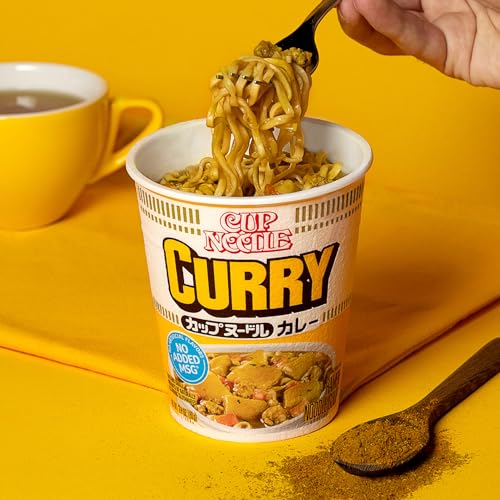 Nissin Cup Noodle Ramen Noodle Soup, Curry, 2.82 Ounce (Pack of 6) - Thumbnail 3