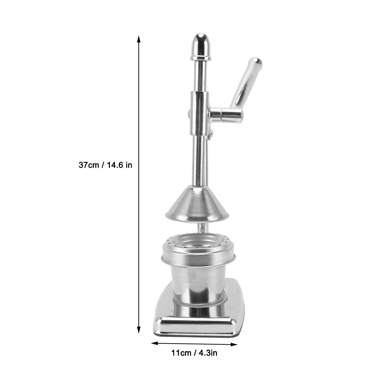 Spremiagrumi Manuale, Impugnatura Ergonomica In Gomma Pressa Frutta Leva Risparmio Di Tempo Principio Acciaio Inossidabile 304 Commestibile Per Ristorante
