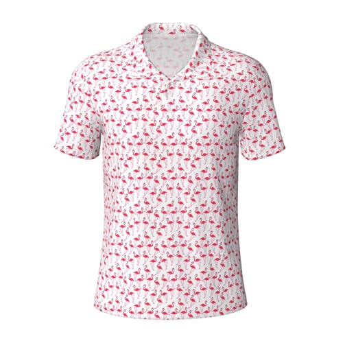 Polo respirant flamant rose pour homme idéal pour vos sorties d'été