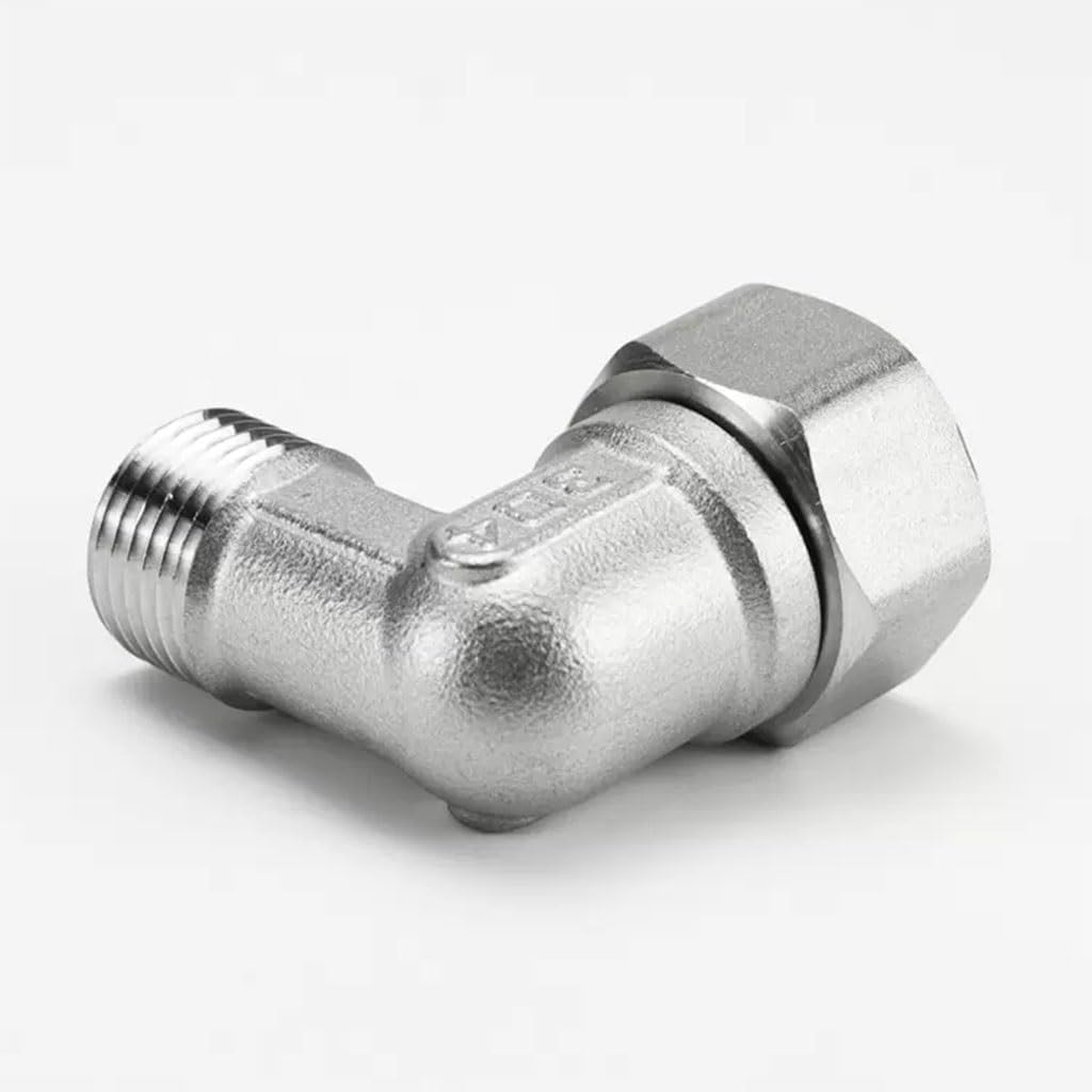 Stainless Steel Pipe Fittings,Stainless Steel Elbo Stainless steel pipe fittings,stainless steel elbow,304 Stainless Steel 90° Elbow Connector, 3/4" To 1/2" Female To Male Threaded Reducer Union Elbow