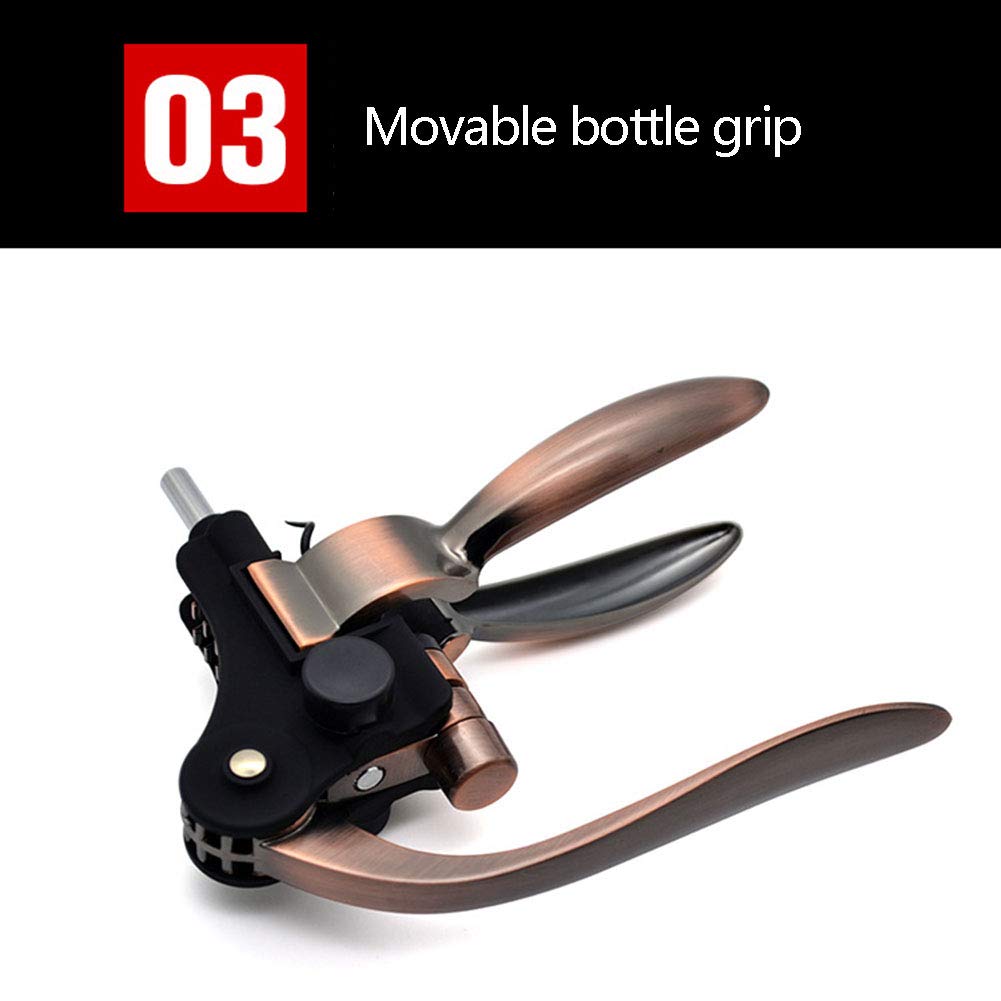 MRKU Cavatappi a Forma di Coniglio in Lega, apribottiglie per Vino, Ideale per casa, Bar, ristoranti e attività Commerciali.