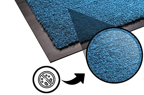 LucaHome Door Mat Entrance Home Indoor and Outdoor Door Mat, Blue, 40 x 60 cm 2und - Image 3