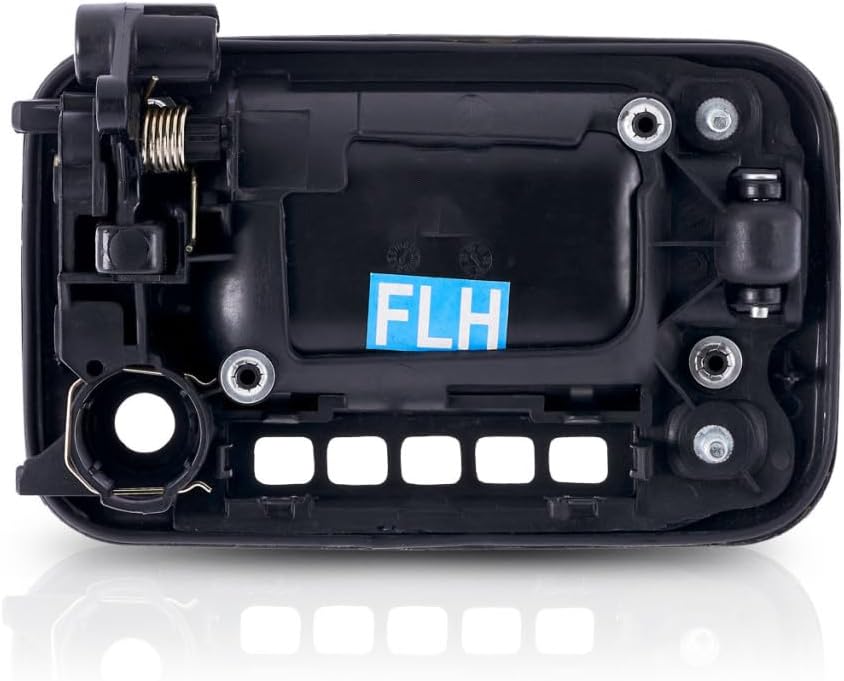 For Ford F-150 2004-2014 Exterior Door Handle Front, Driver Side Black | With Key Hole | Trim:All Submodels | FO1310128 | 5L3Z1522405CAA