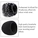 2 Pack Professional Microphone Furry Windscreen Muff Wind Cover with Foam Microphone Windscreen for Blue Yeti