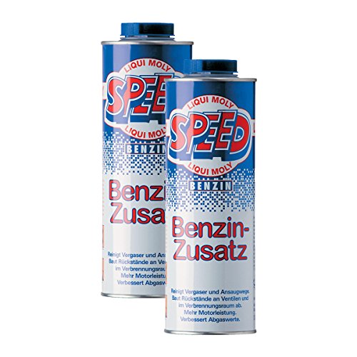 2x LIQUI MOLY 5105 Speed Benzin Zusatz Zugabe Kraftstoff Additiv 1L