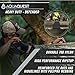AquaQuest Safari Tarp – Lightweight Waterproof (5,000 mm) Seam-Taped Ripstop Rain Fly for Backpacking, Thru-Hiking & Hammock Camping – 13x10 Olive Drab