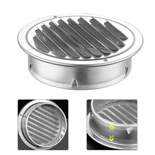 Grille de ventilation extérieure en inox pour façade de maison