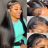 Straight Lace Front Wigs Human Hair 13x4 HD Transparent Lace Front Wigs Glueless Wigs Human Hair Pre