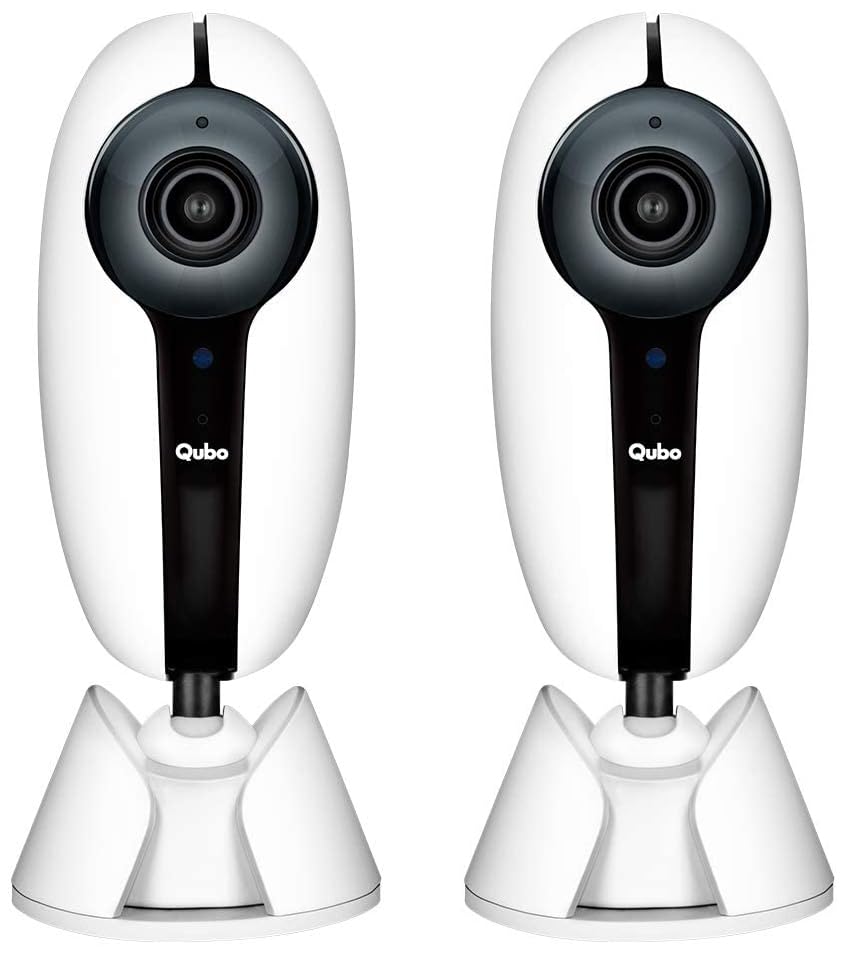 Image of Qubo Outdoor Security Camera (White) from Hero Group | Made in India | IP65 All-Weather | 2MP 1080p Full HD | CCTV Wi-Fi Camera | Night Vision | Mobile App Connectivity | Cloud & SD Card Recording