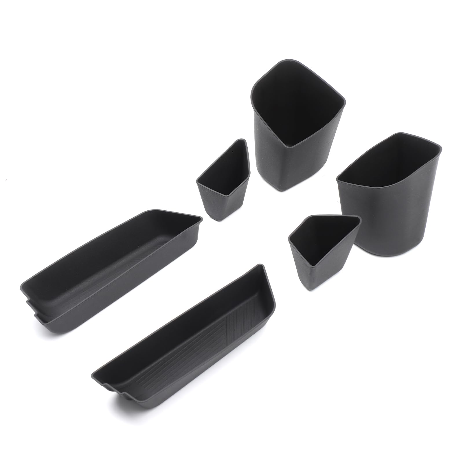 PIUGILH Caja de almacenamiento para puerta delantera de coche adecuada para BMW X3 2025, caja organizadora de puerta de coche para BMW X3 G45 accesorios, juego de 6 organizadores de cenicero de puerta
