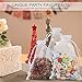 ANZNKU 50 Pack Organza Bags 5 x 7 Inch, White Sheer Favor Mesh Bags Drawstring, Gift Bag Small Size, Mesh Bag Drawstring For Wedding Party