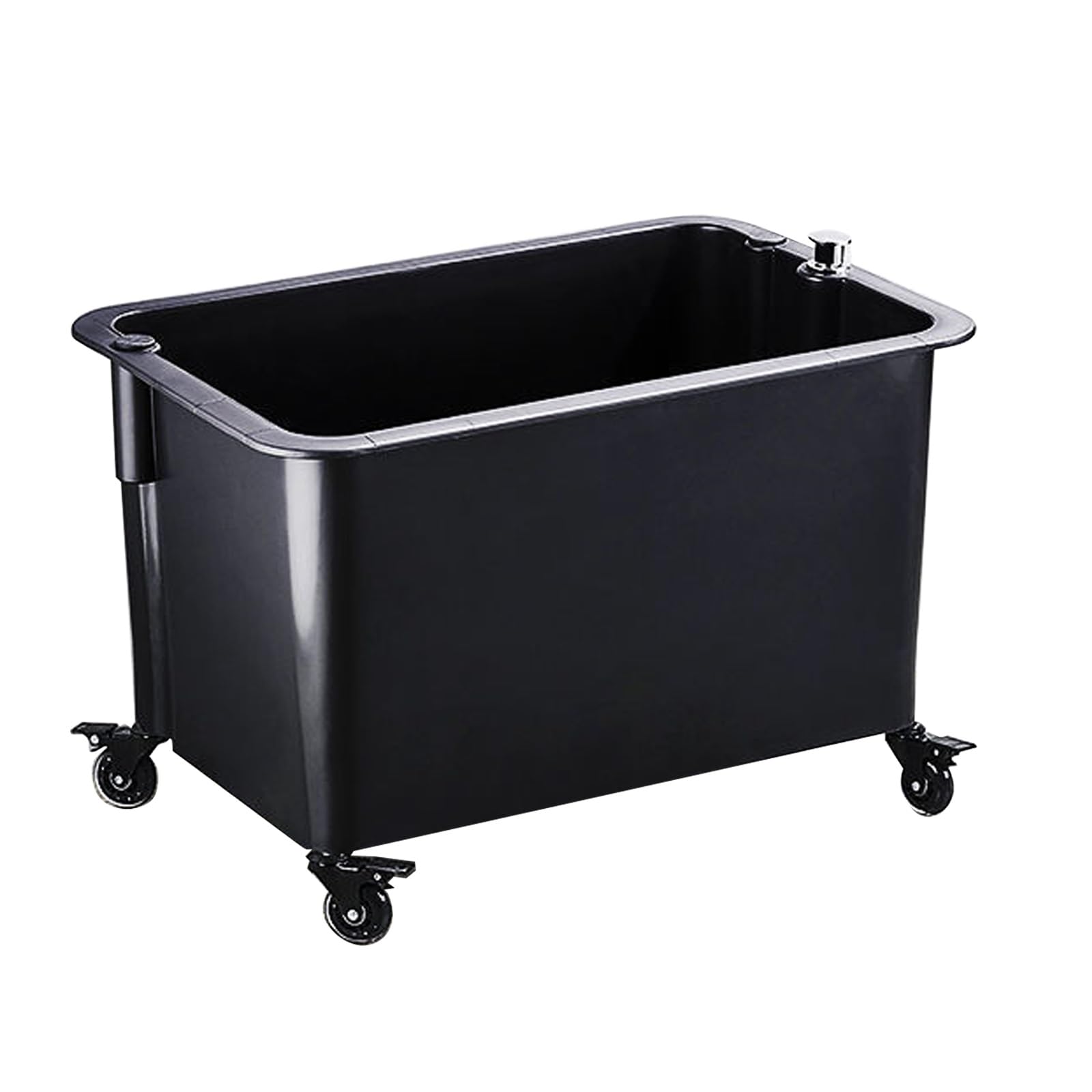 AYCDL Commercial Wheeled Mop SinkFreestanding MultiPurpose Basin for Laundry Garage Backyard Home UseDeepTrough Design 90cm/35.4in Ideal for Wash Stations,Mobile-60cm/23.6in