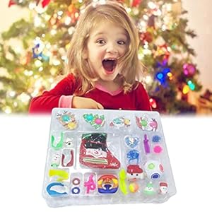 Gtytrxi Zintuiglijke Speelgoed Kerst Countdown 24 Dag Kalender Pack Childrens Anti-angst Decompressie Speelgoed…
