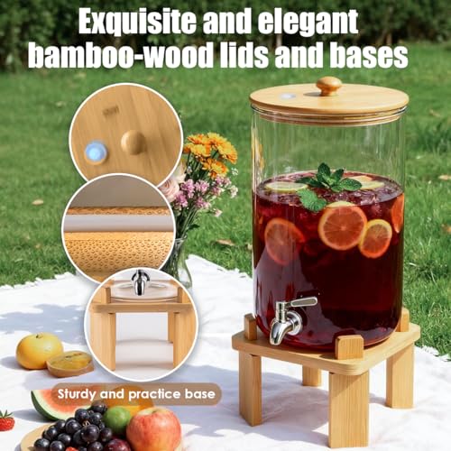 Commercial Juice Dispenser Triple Bowl