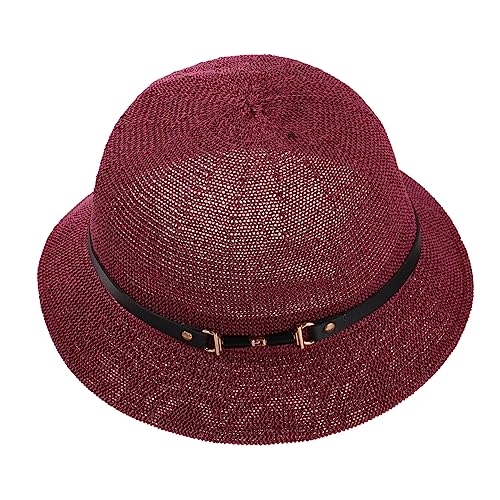 Chapeau de soleil paille pour femme respirant pour éviter la chaleur et les coups de soleil