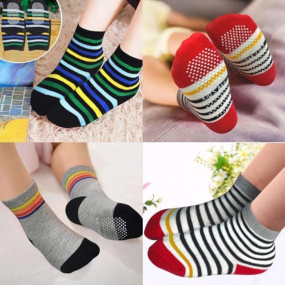 CUTEABLY Cutealby Boy Anti Skid Socks (6-7 YEAR, 5) - Image 3 thumbnail