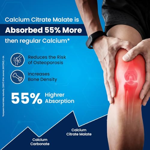 Image of Calmag-Z | Calcium, Magnesium, Zinc with Vitamin D3 + K2 (MK7) | 16 Ayurvedic Herbs | Supports Bone, Joint & Immunity | Clinically Tested | 300 Tablets (Pack of 5)