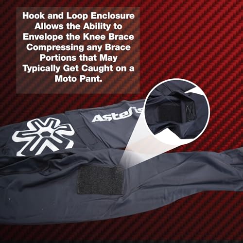 Asterisk Zero G Knee Brace Pants for Snowboarding, Skiing, Wakeboarding, Off-Roading, Mountain Biking, SX Racing, MX Racing3