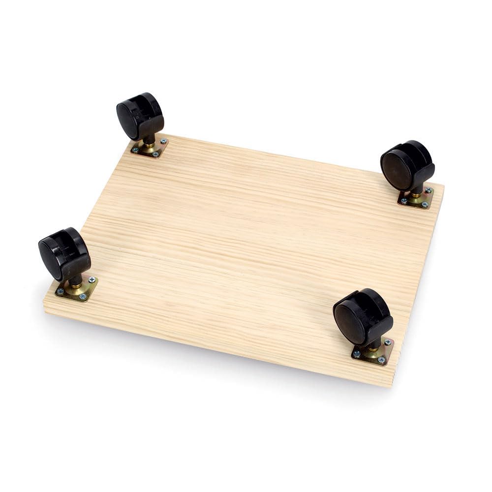 Zeller 13328 Rollbrett f. Allzweckkiste, Kiefer/Kunststoff