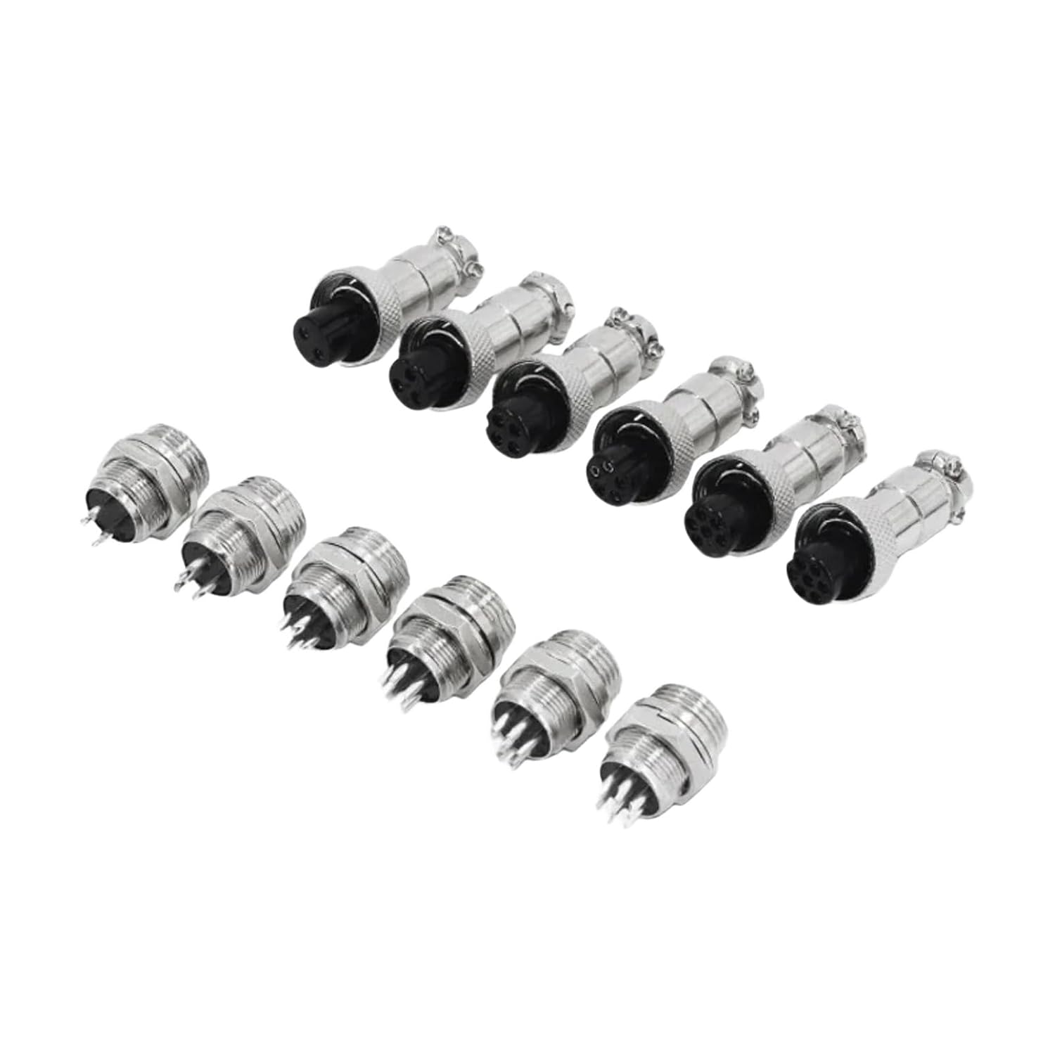 GX12 GX16 GX20 Aviation Connector(GX12 Fixed 10 Set 5P)