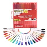 Innovative Designs Pokemon Gel Pens Set for Kids, 24 Pack with Glitter Gel Pens, Cute Pens for Girls and Boys