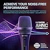 CAROL Dynamic Microphone Vocal with Super-Cardiod Unidirectional, Top Choice for Live Stage Performance Noise Cancelling AHNC Technology, PS-1 Black (AC900S) #1