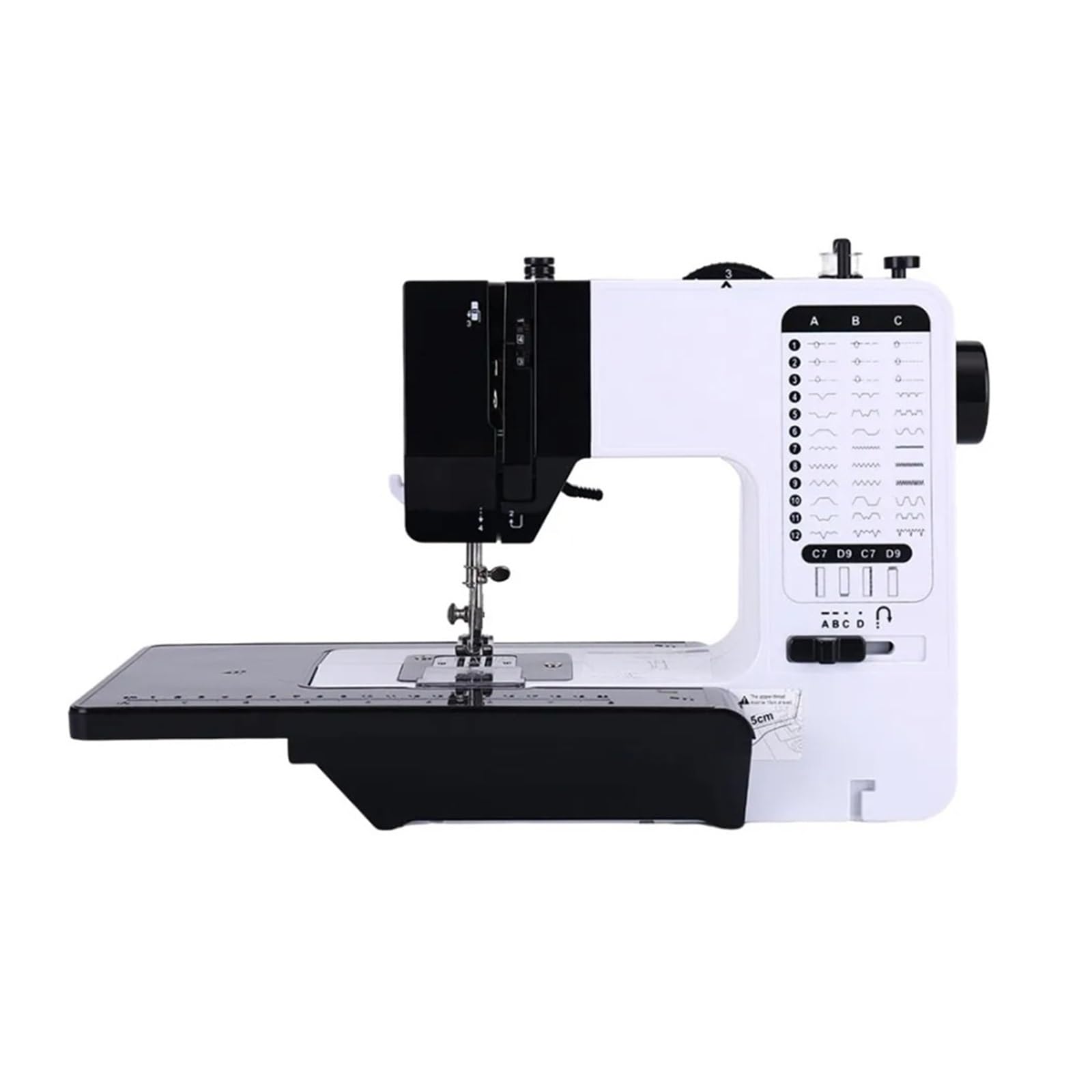 Máquina De Coser Portátil, Práctica, Mini, Con Pie Prensatelas Reemplazable, 40 Puntadas, Botón Inicio For Overlock, Eléctrica, Pedal Mesa