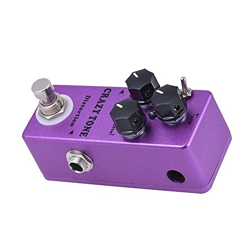SHUIYUE MP-50 Crazy Tone Riot Distortion Mini pédale d’effet Guitare Unique True Bypass,Mini Effet - Les Beatles, Paul McCartney, John Lennon, RIngo Starr, George Harrison SHUIYUE MP-50 Crazy Tone Riot Distortion Mini pédale d'effet Guitare Unique True Bypass,Mini Effet – Image 4