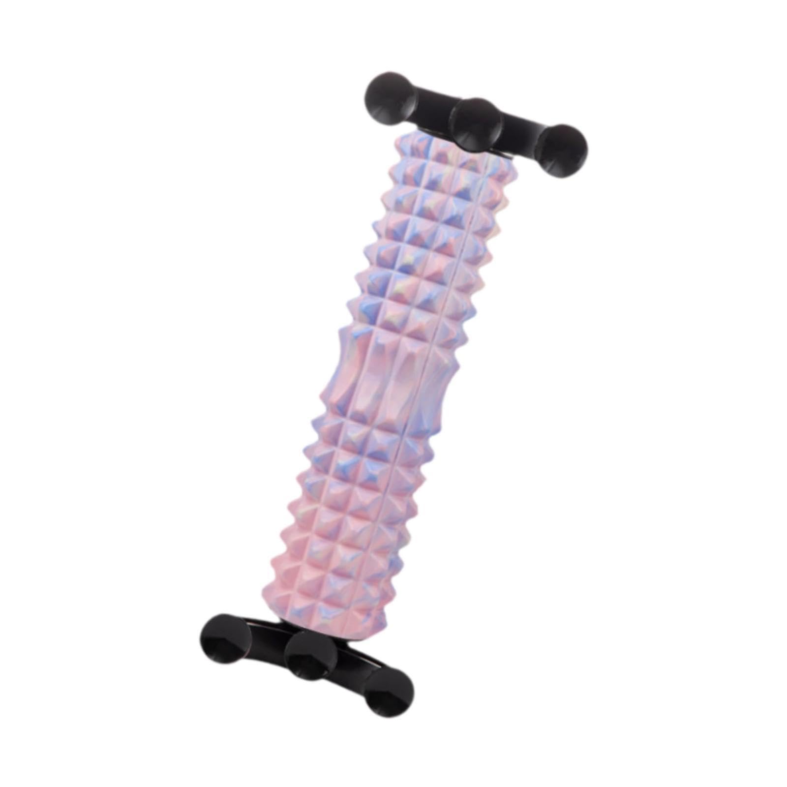 Fitness Roller Pilates Trainingsrolle Selbstmassagetool mit Strukturierter Oberfläche Und Langlebigem Material für Rückentraining Gymnastik Wohnz, Tarnung