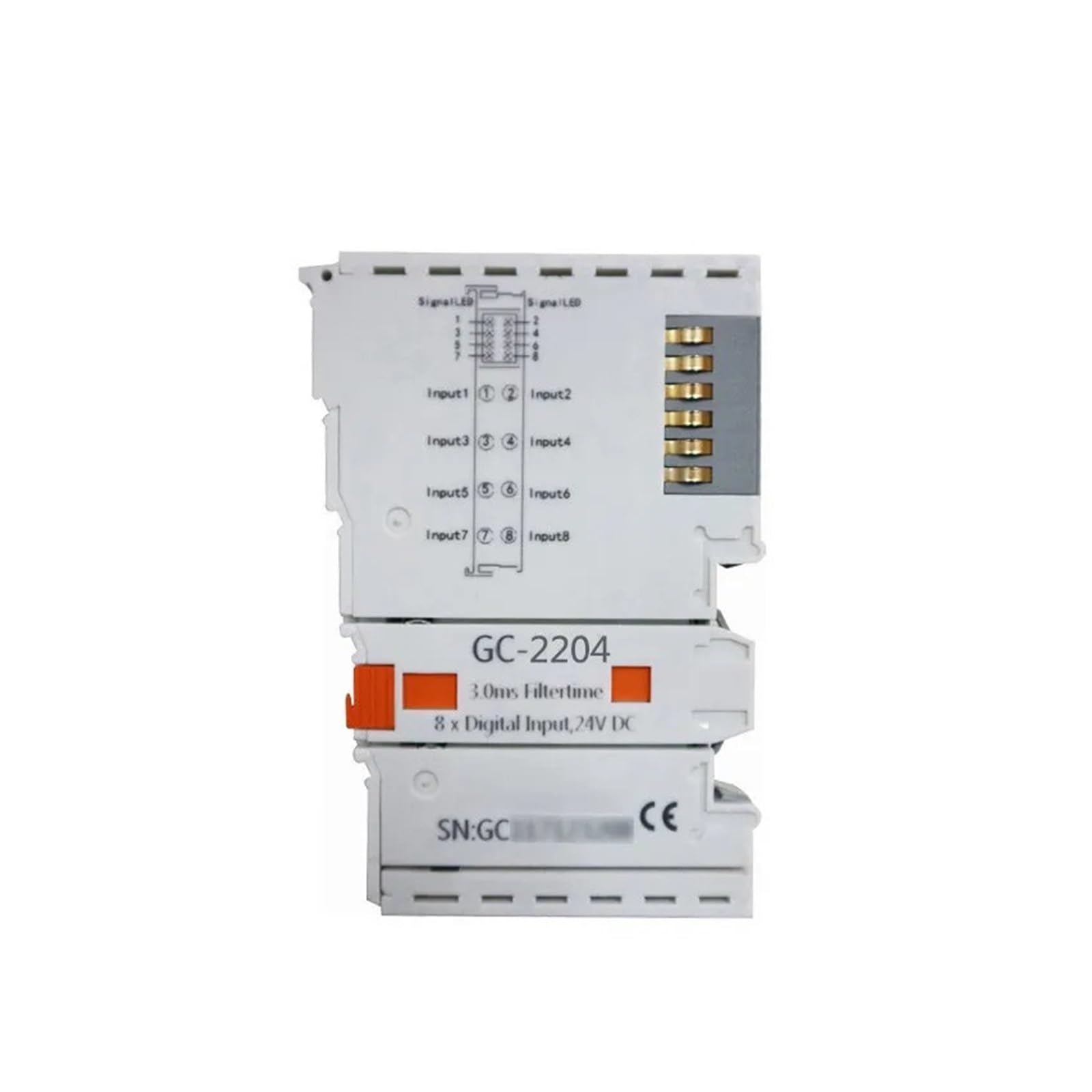 PLC controller/programmable and expandable 32 IO modules/CAN port Ethernet 232/ GC-2018-2302 Series/8-channel digital output PNP(GC-2016 16DO PNP)