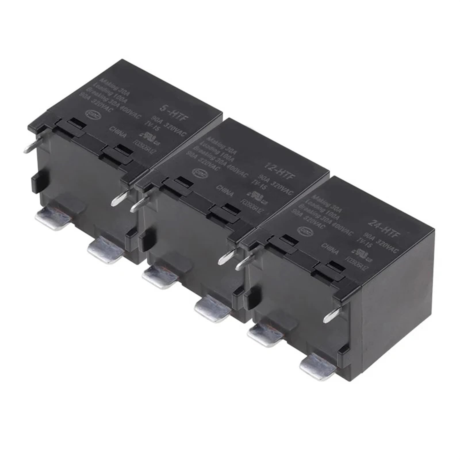 Relais HF167F-5-HTF HF167F-12-HTF HF167F-24-HTF, 1 pièce (Size : HF167F-12-HTF)